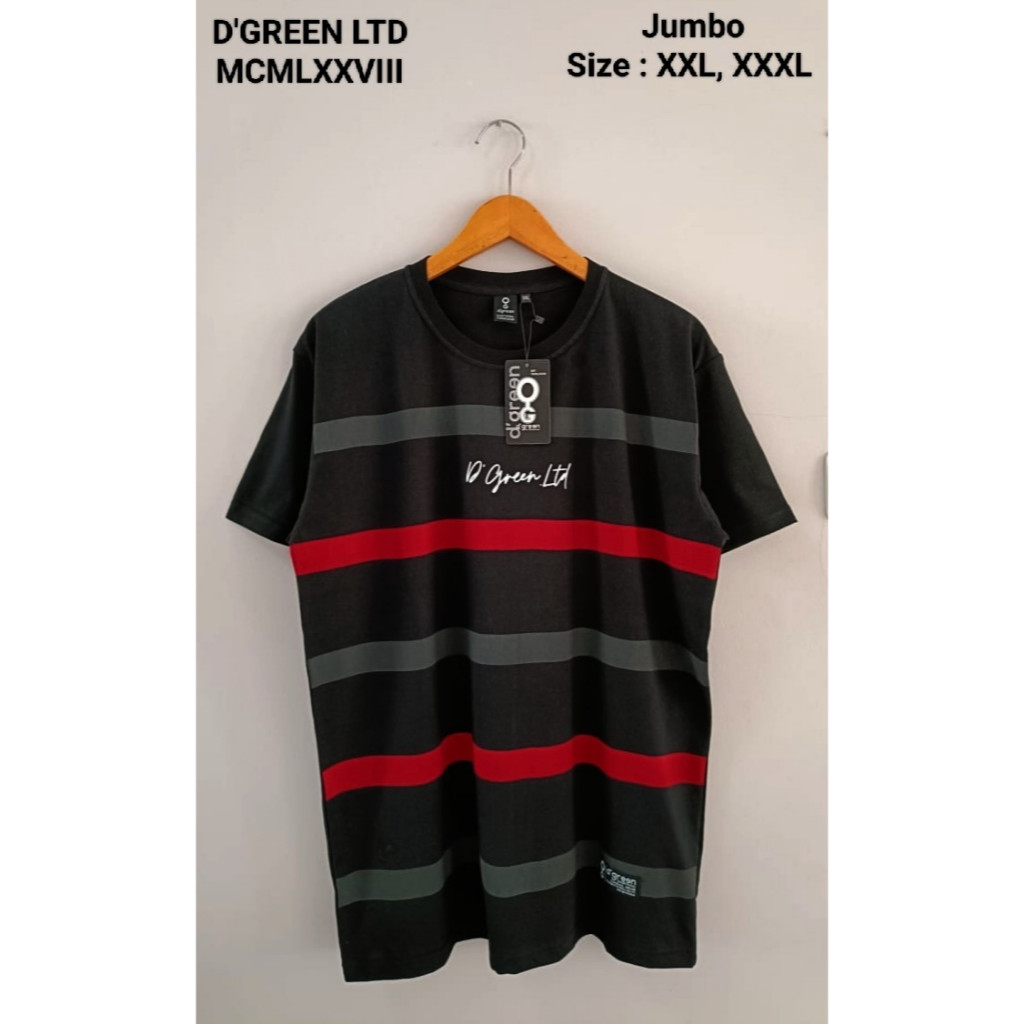 Kaos D'GREEN LTD Size Jumbo Branded Premium Orignal