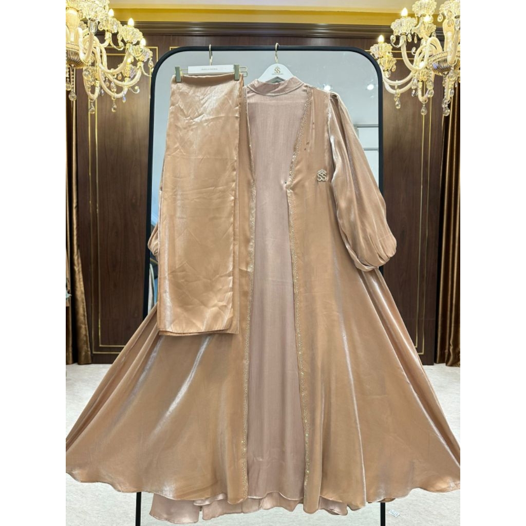 GAMIS SHIMMER OUTER SET HIJAB