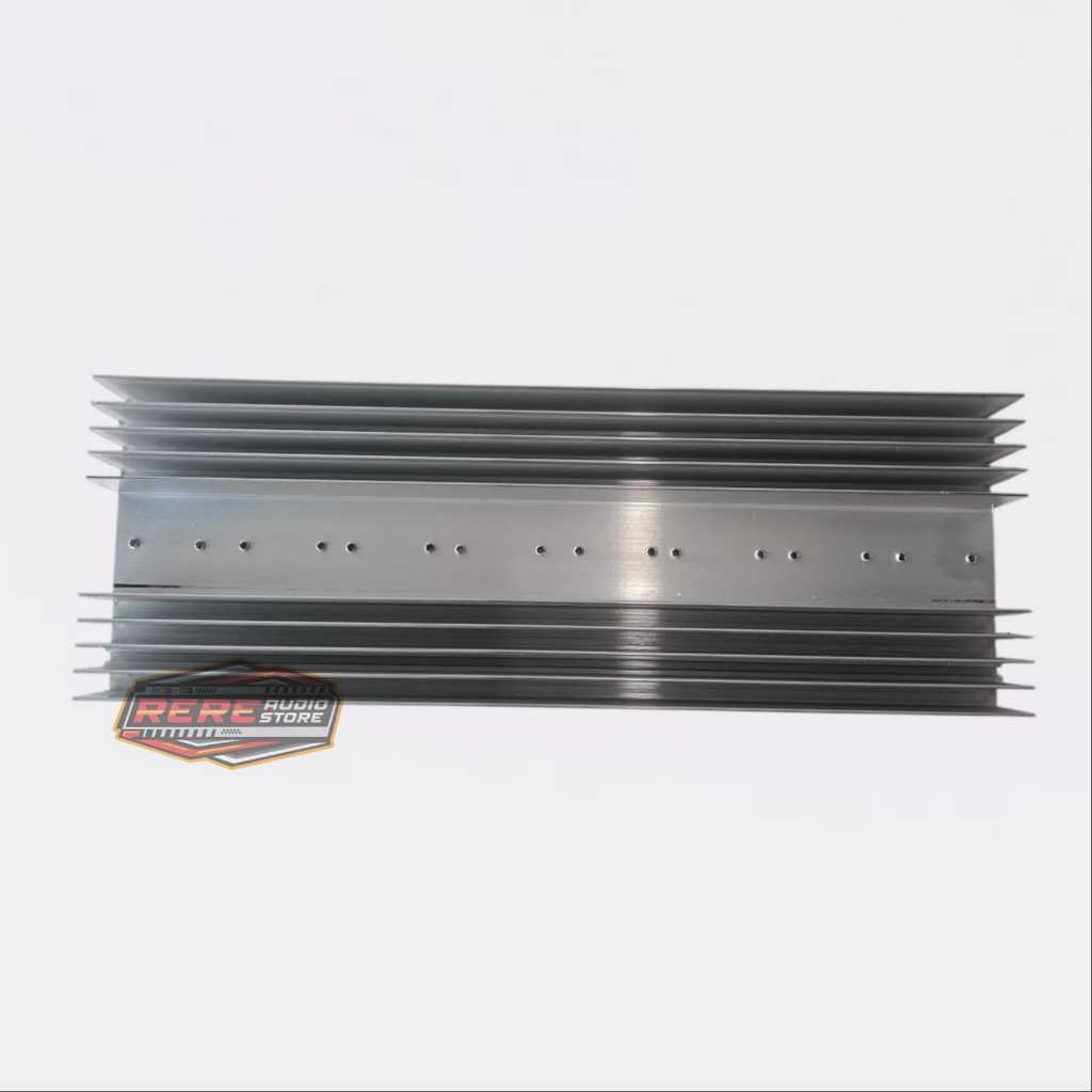 Pendingin Transistor Final 5sirip Panjang 30cm Super / Heatsink Toshiba Sanken MJL TIP - Tebal Super