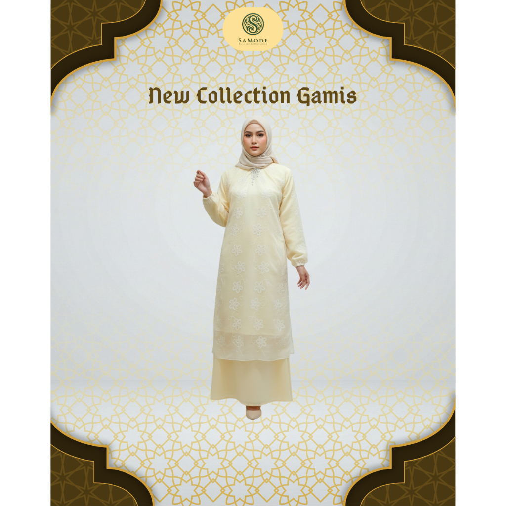 Gamis C2 Collection 3304 All Size || Gamis Lebaran, Gamis Mengaji, Gamis Kajian