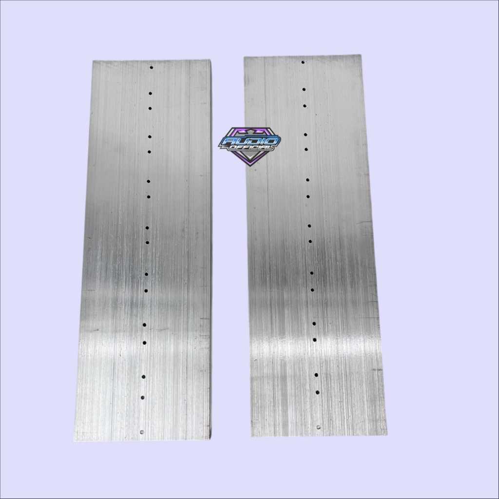 Pendingin Transistor Final 5sirip Panjang 30cm Super / Heatsink Toshiba Sanken MJL TIP - Tebal Super