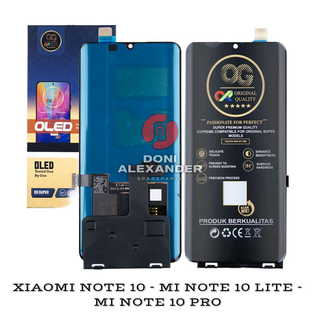 LCD TOUCHSCREEN XIAOMI NOTE 10 - NOTE 10 PRO - NOTE 10 LITE OLED