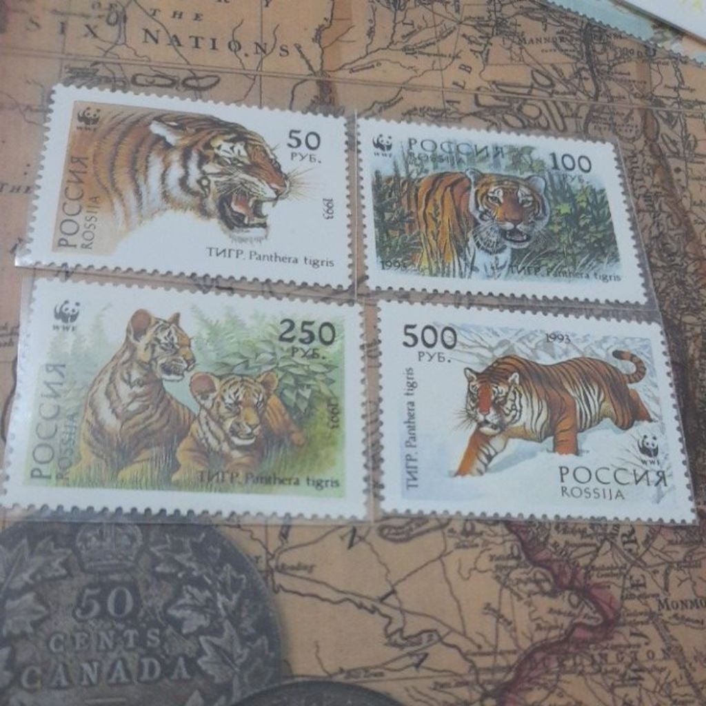 Set Lengkap Prangko Mint dari Rusia
