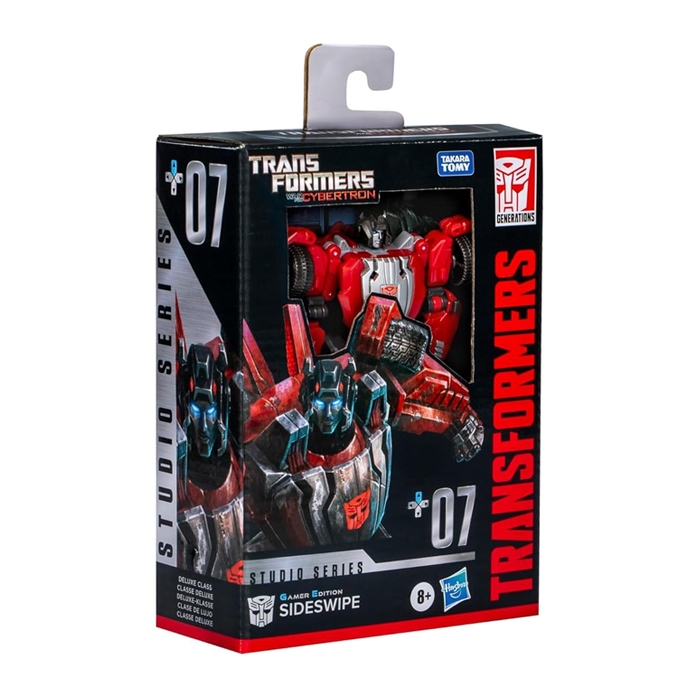 Hasbro Transformers Studio Series Gamer Edition 07 Sideswipe War for Cybertron Deluxe Class Original