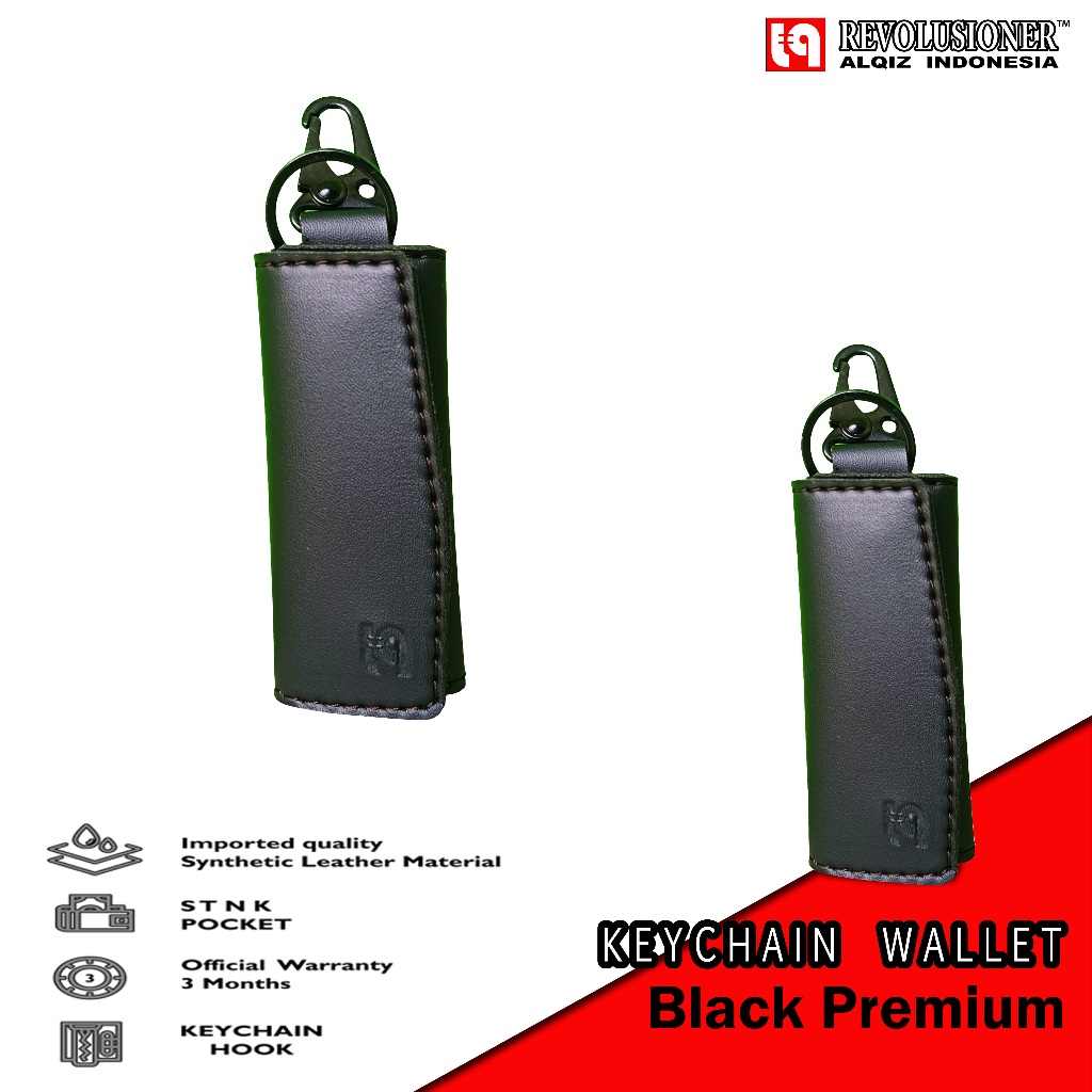 Revolusioner Alqiz Wallet Key chain Gantungan Kunci STNK
