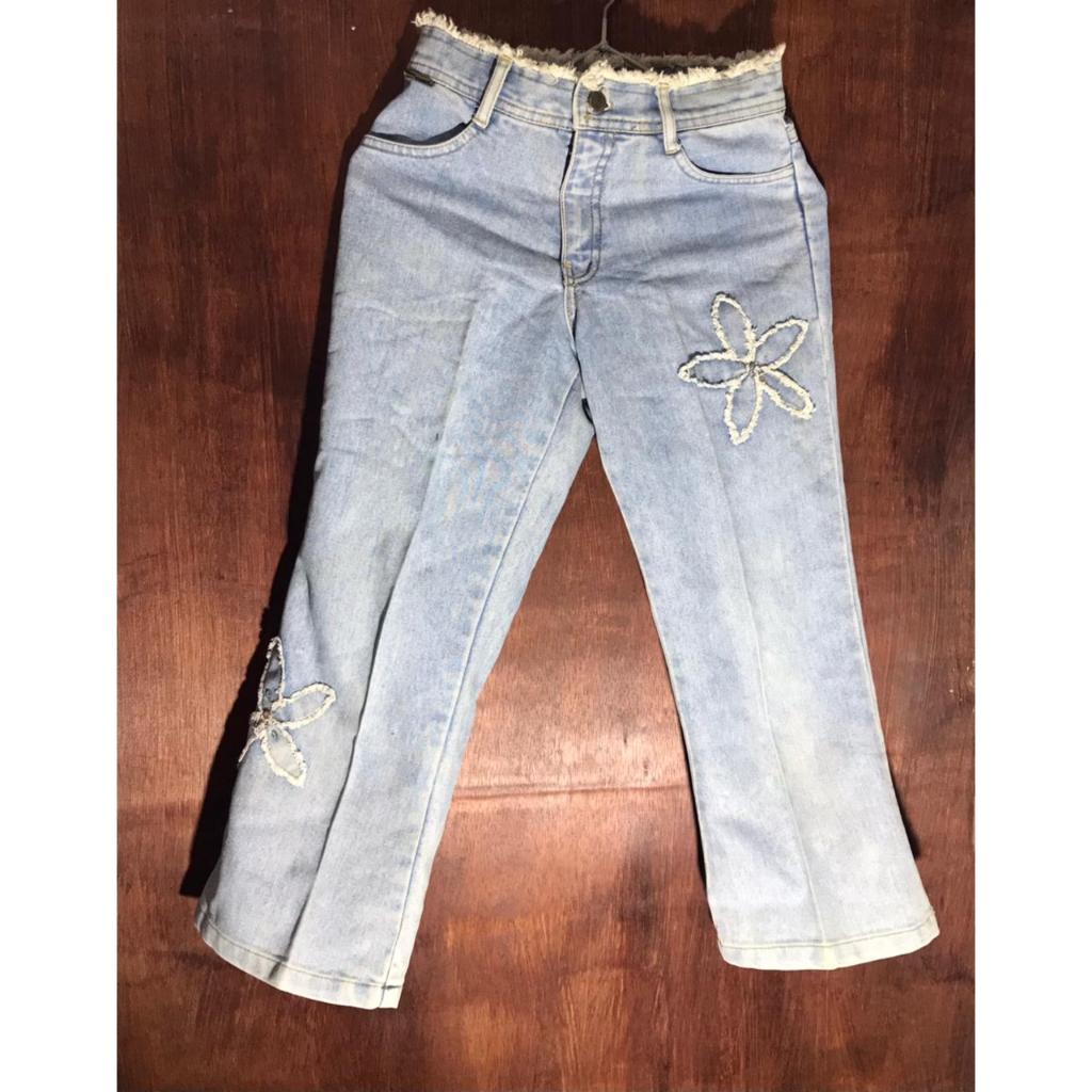 Celana 3/4 dan jaket jeans preloved second minus warna 18rb dpt 2