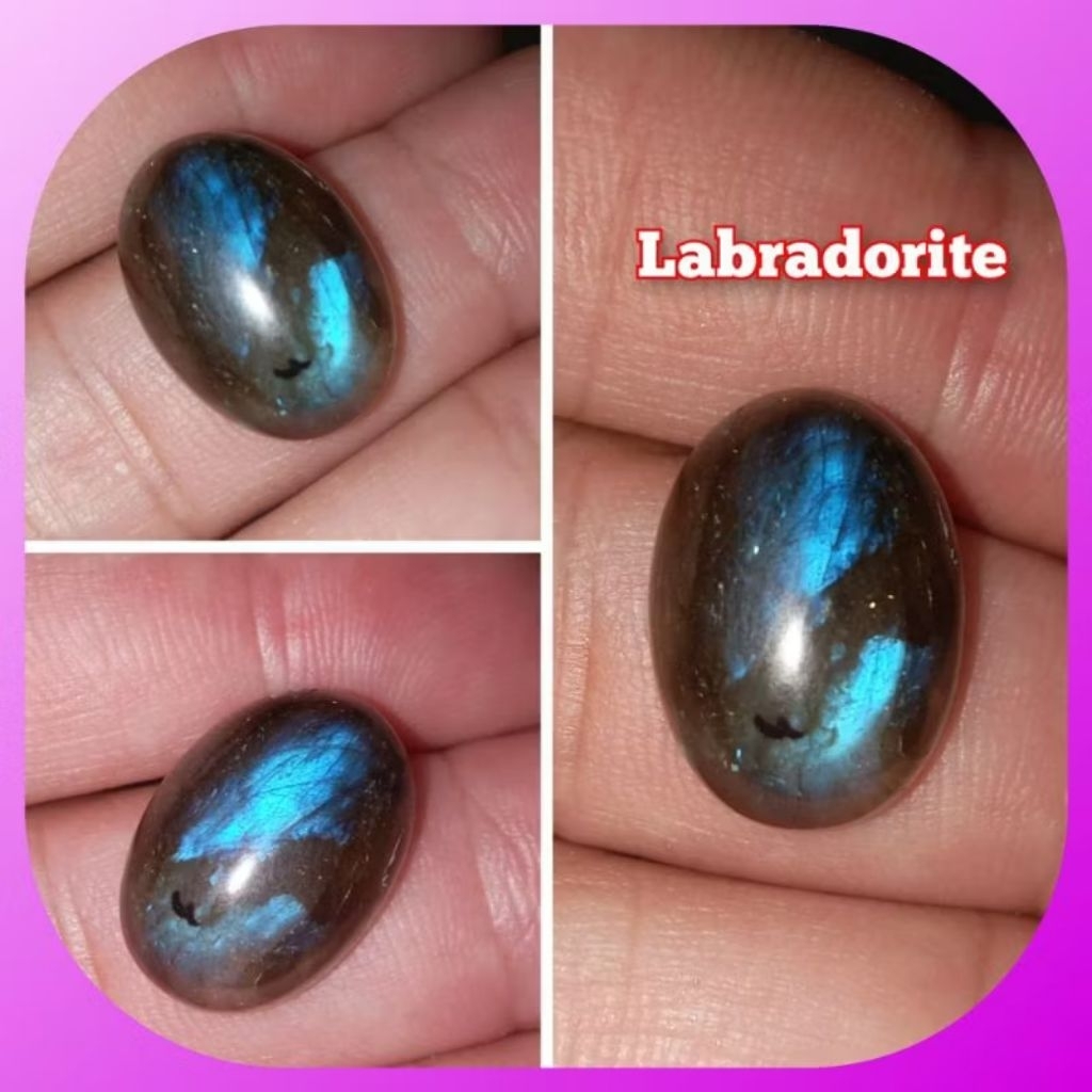 Batu Cincin Labrador Asli Natural