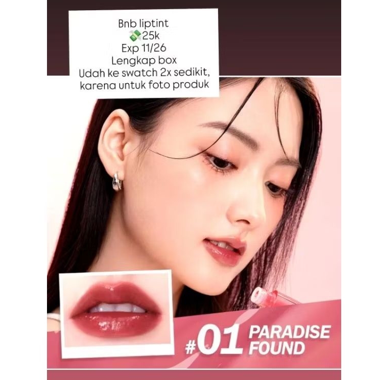 barenbliss bnb liptint shade 01 paradise found
