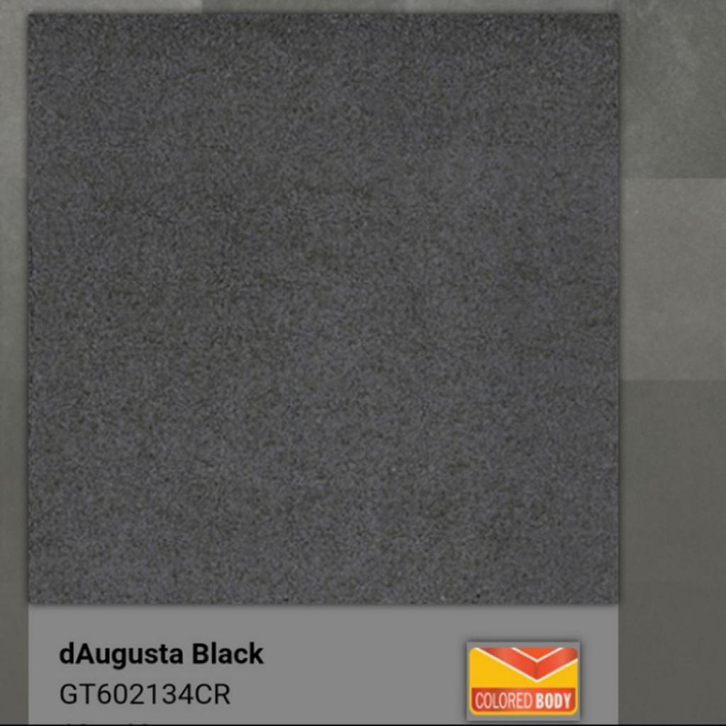 Granit / Keramik Lantai 60x60 Roman Granit d’Agusta Black GT602134CR | Hitam Glossy