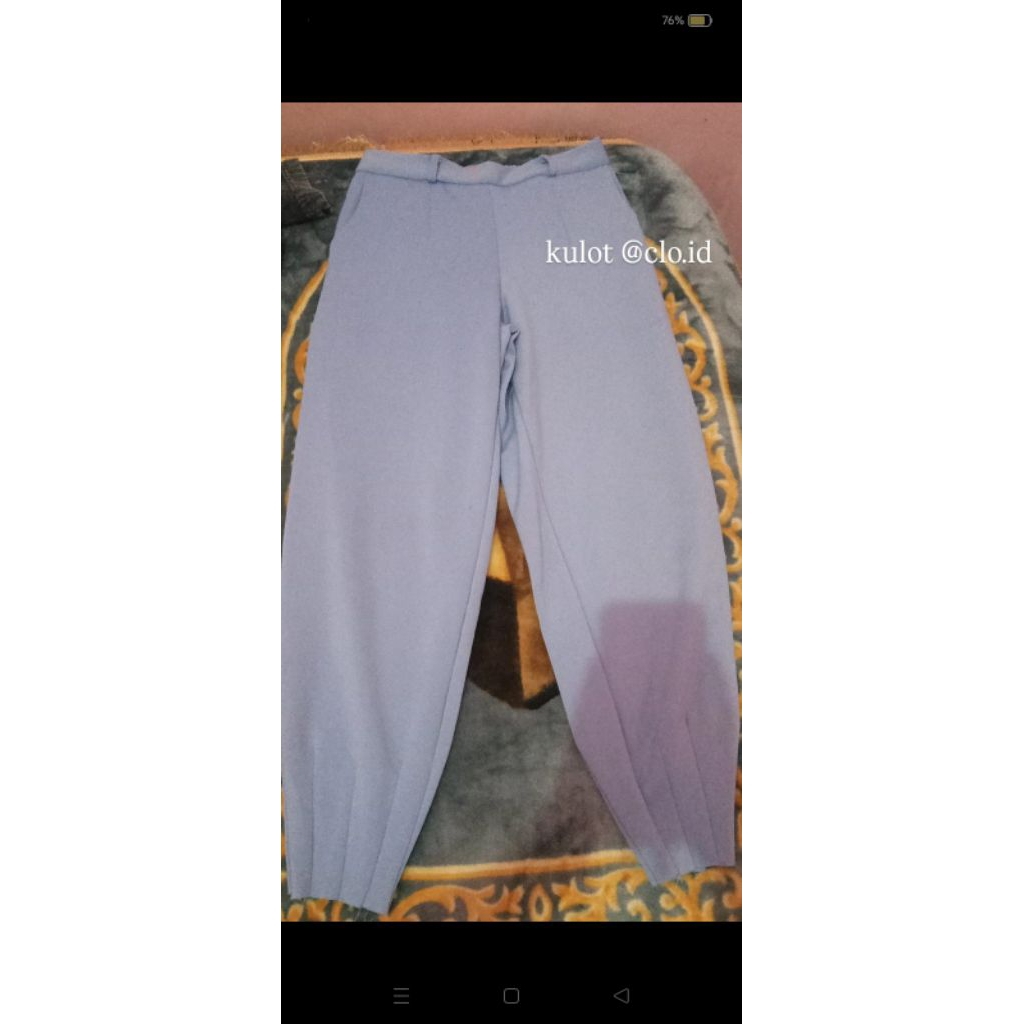 preloved kulot scuba