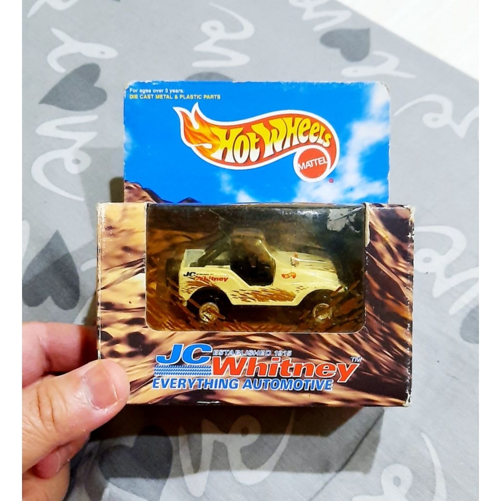 HOT WHEELS JC WHITNEY JEEP CJ7 REBLISTER
