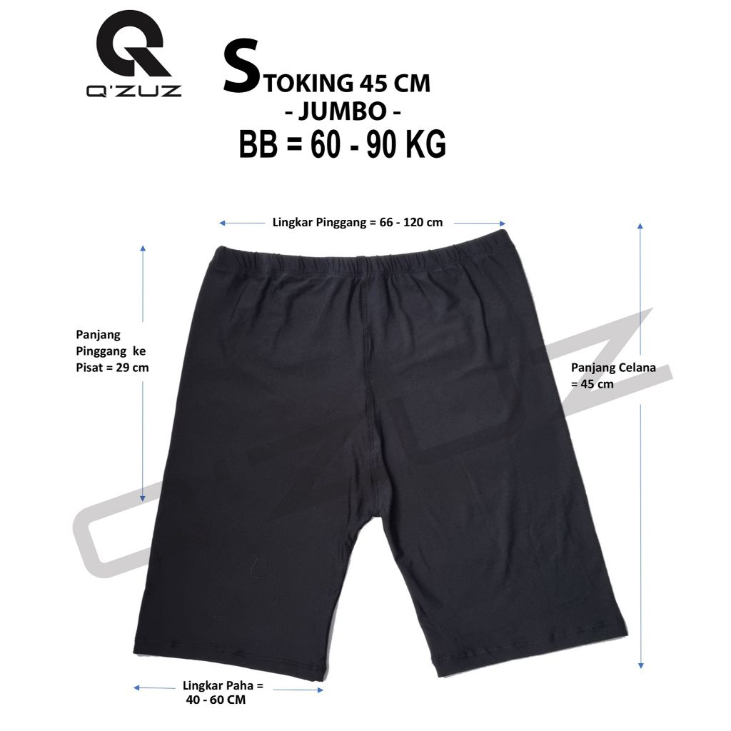 Celana Baselayer Manset Pendek Pria Wanita / Celana Strit