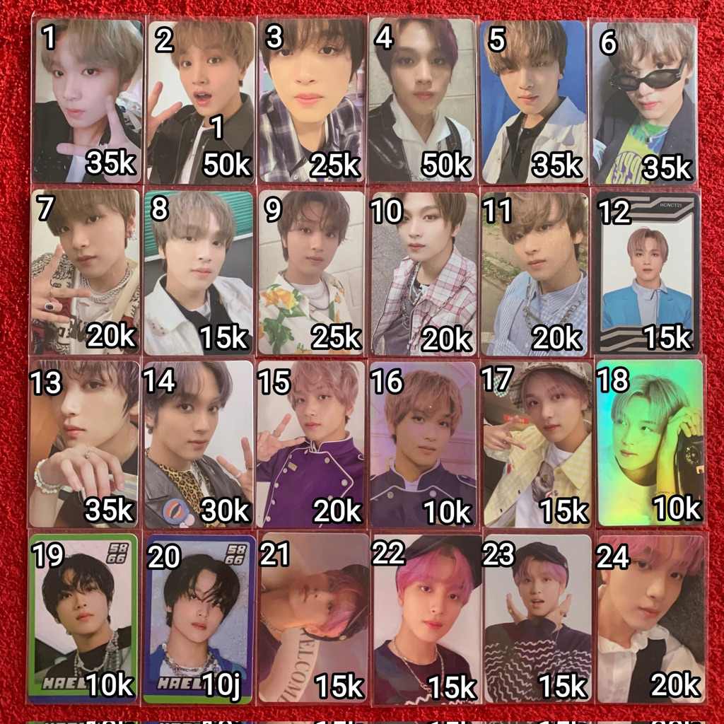 pc photocard official haechan nct u dream 127 superhuman hello future hot sauce resonance pob season