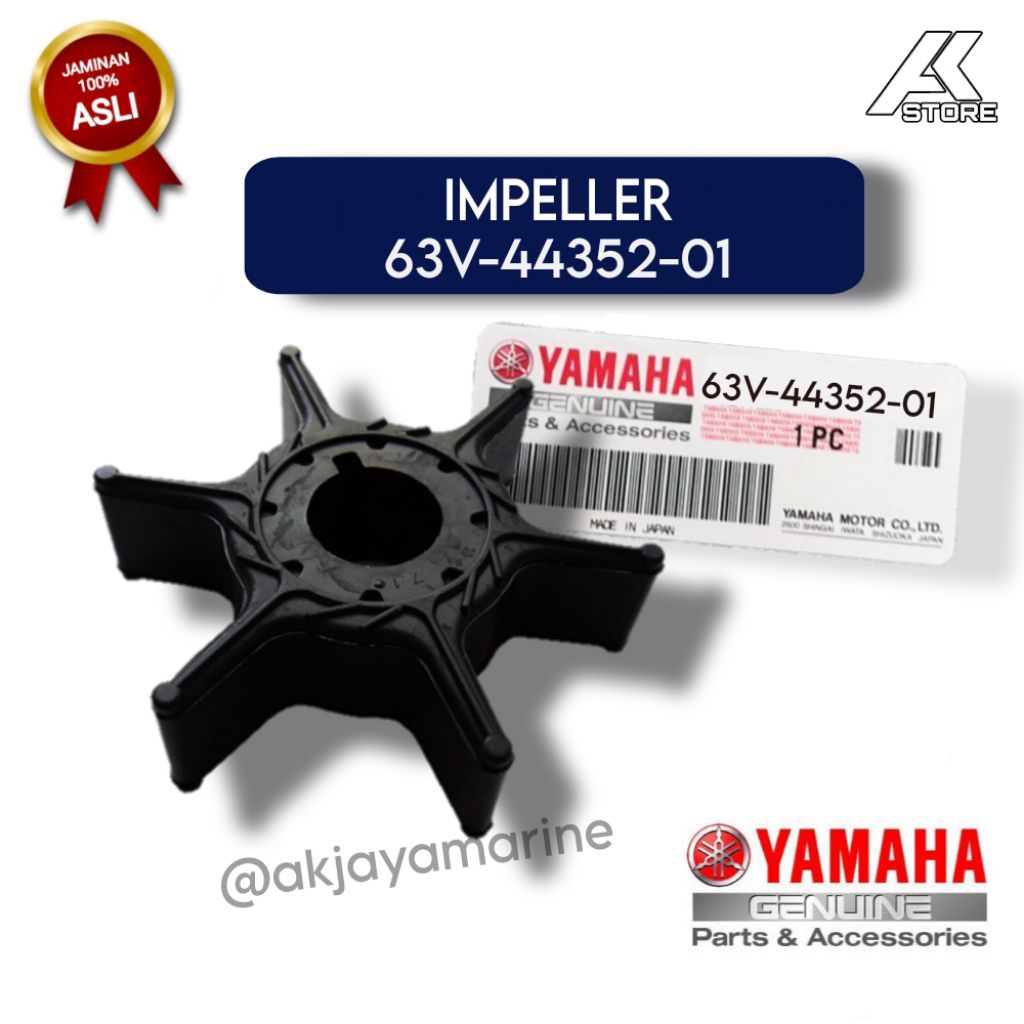 IMPELLER 63V-44352-01 | Impeller mesin Yamaha 15PK Kapsul