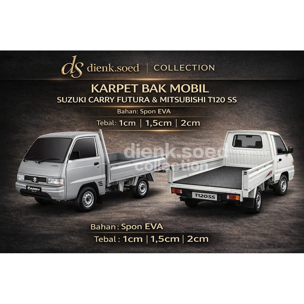 Karpet Bak Mobil Pick up Mitsubishi T120 SS / Suzuki Futura