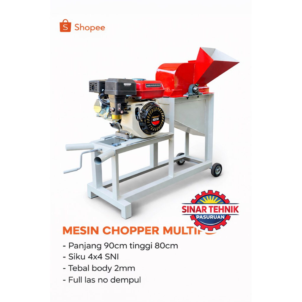 Mesin Cacah Multifungsi / Mesin Choper Rumput