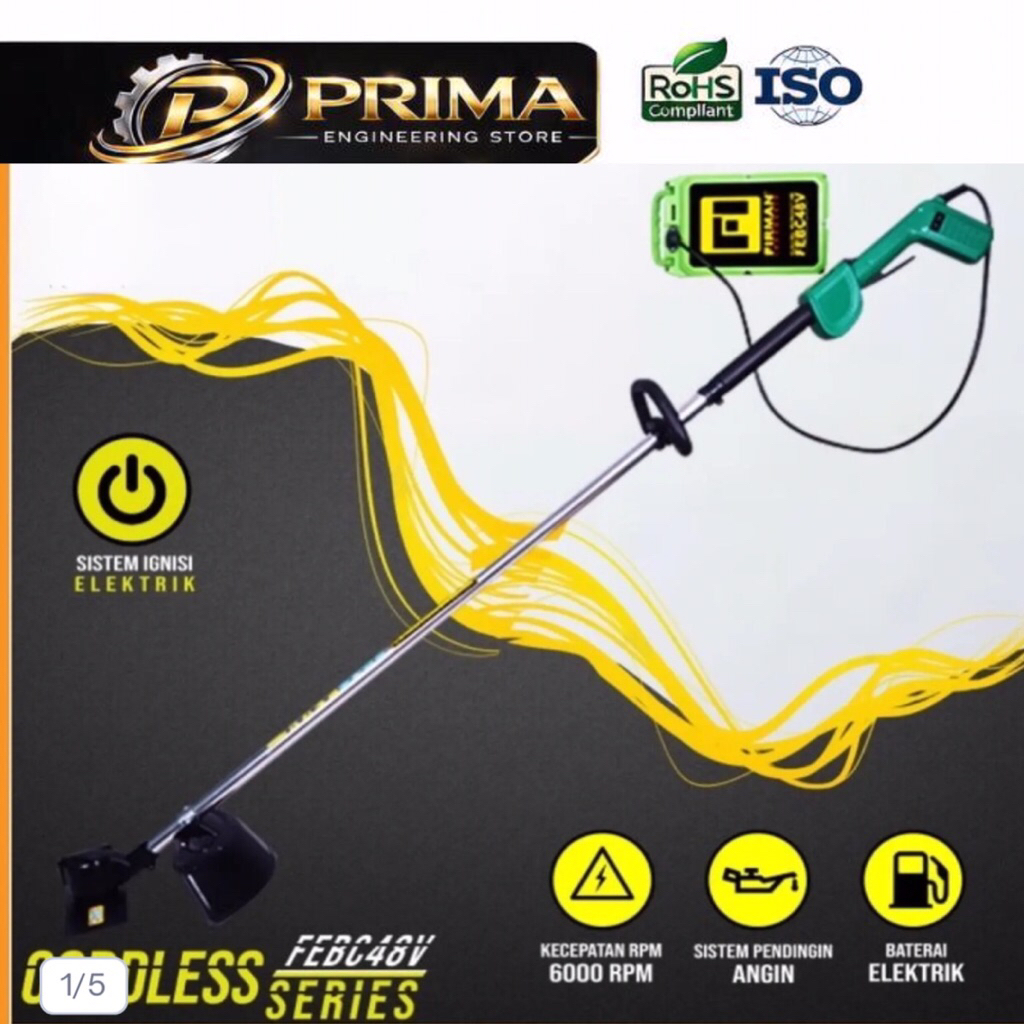 Mesin Potong Rumput Cordless FEB 48V Brush Cutter FEB48V