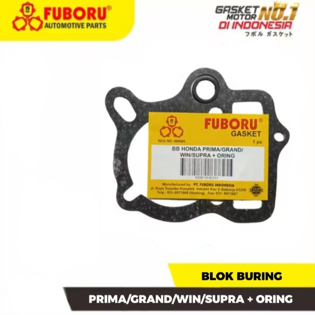 Fuboru Block Buring Honda Prima / Grand / Supra / Win + Oring