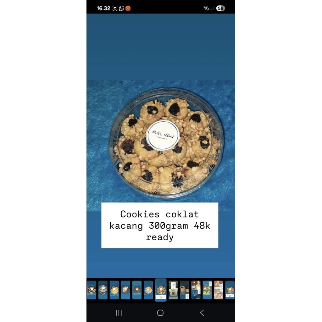 kue kering coklat kacang
