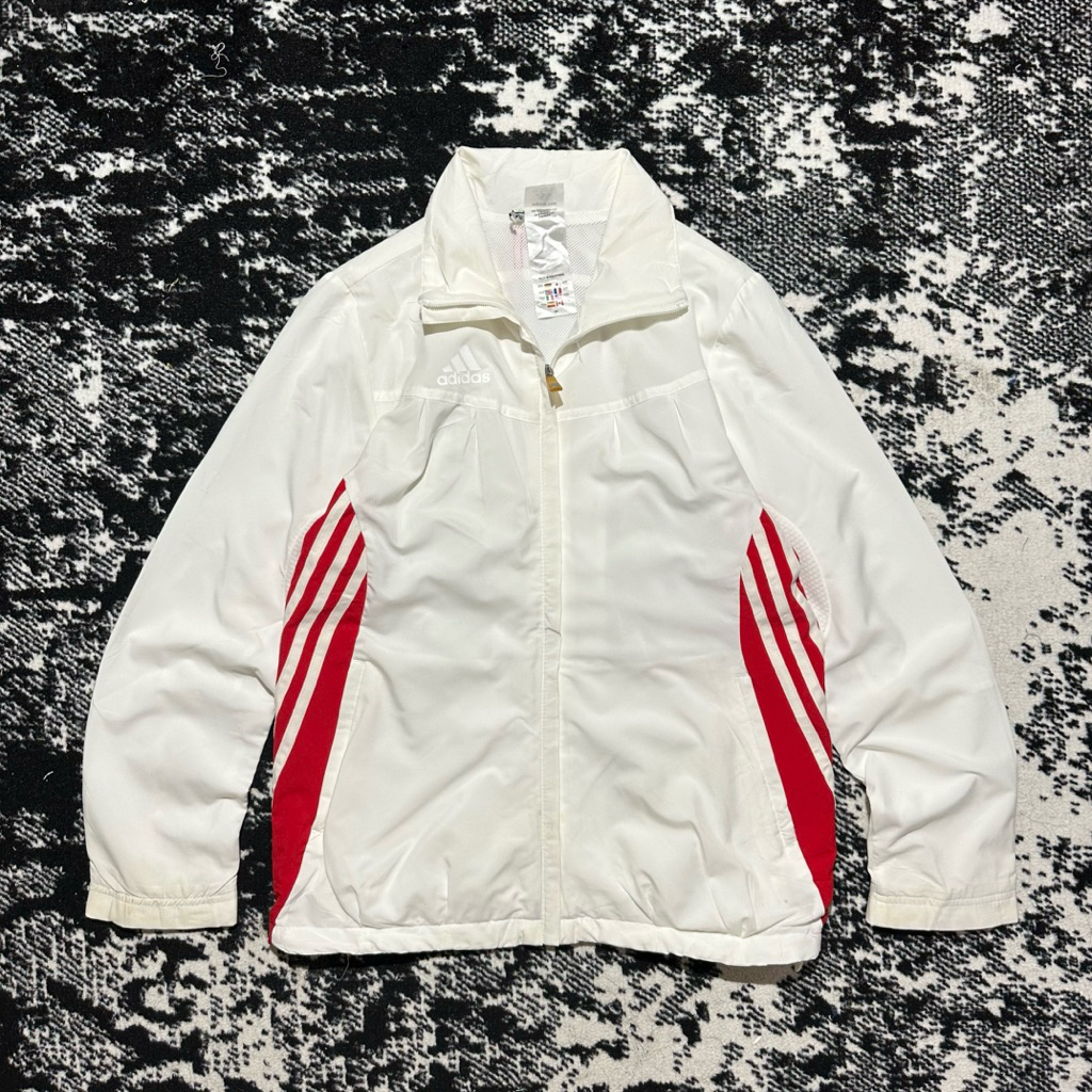 Windbreaker Adidas Jacket Vintage Women ColourBlock