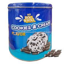 Iyes Roll 'N Roll Wafer Cookies & Cream