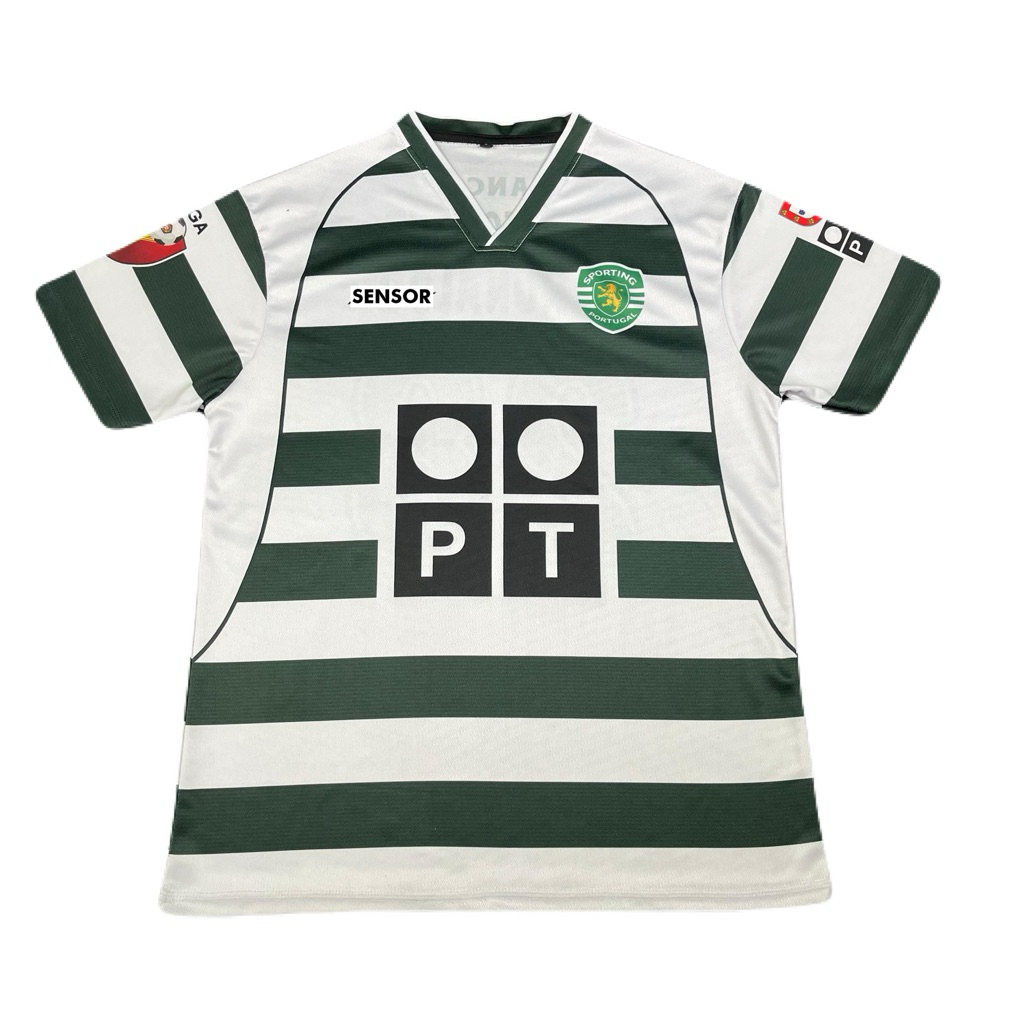 Jersey Sporting Lisbon 2002-2003 | Jersey Ronaldo | Bisa COD | Bisa pake nama dan nomor suka suka