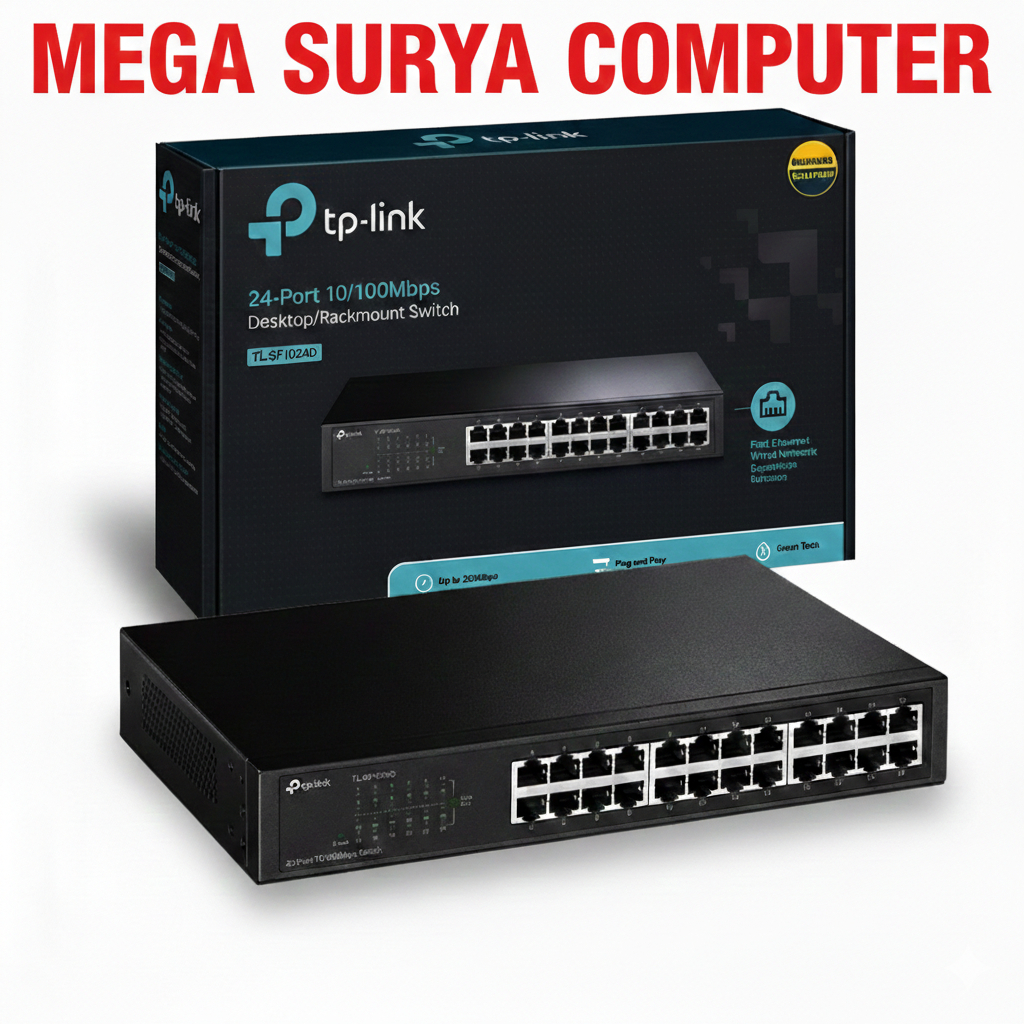 TPLINK SWITCH HUB 24 PORT GIGABIT TL-SG1024D