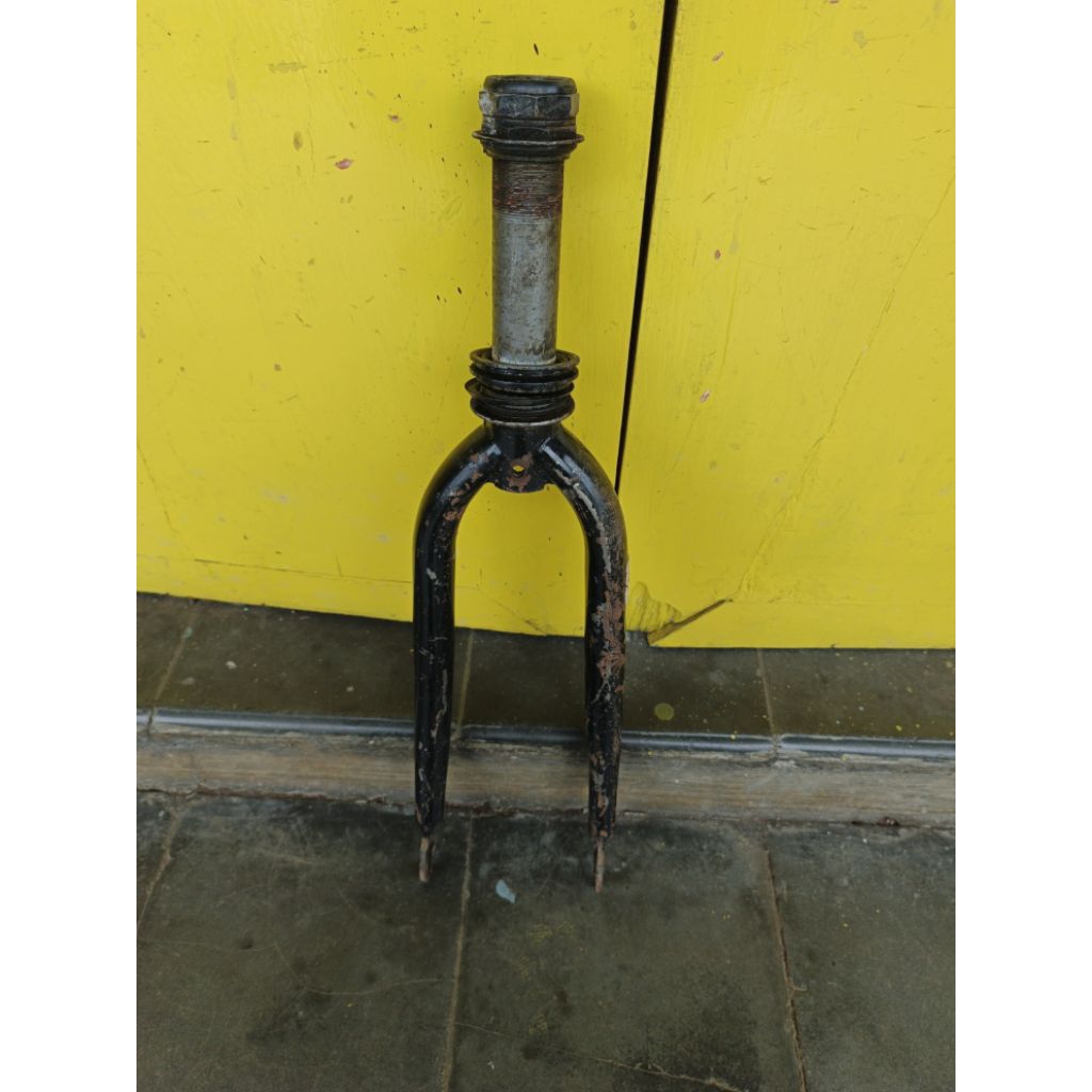 fork sepeda lipat 20 ukuran oversize atau insert 25,4