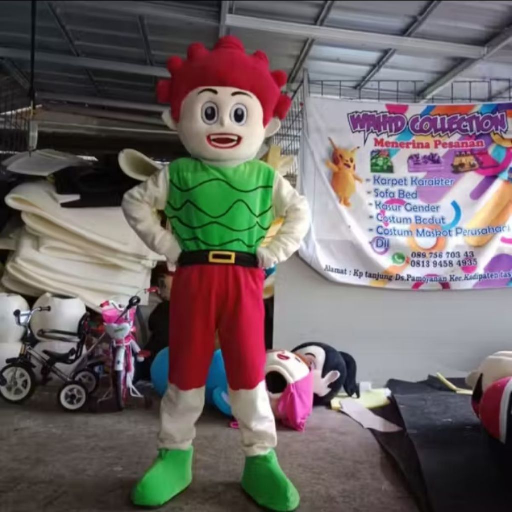 kostum badut kartun kiko