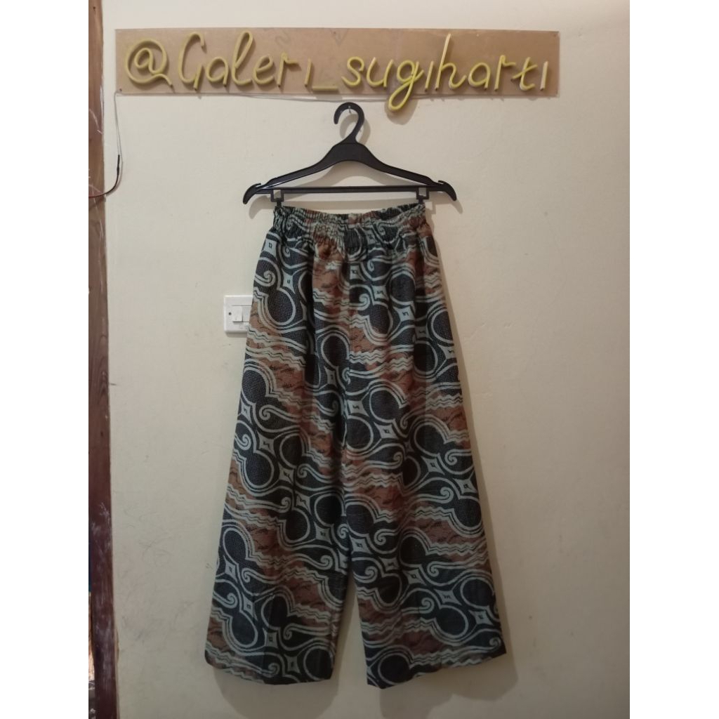 celana kulot jumbo batik