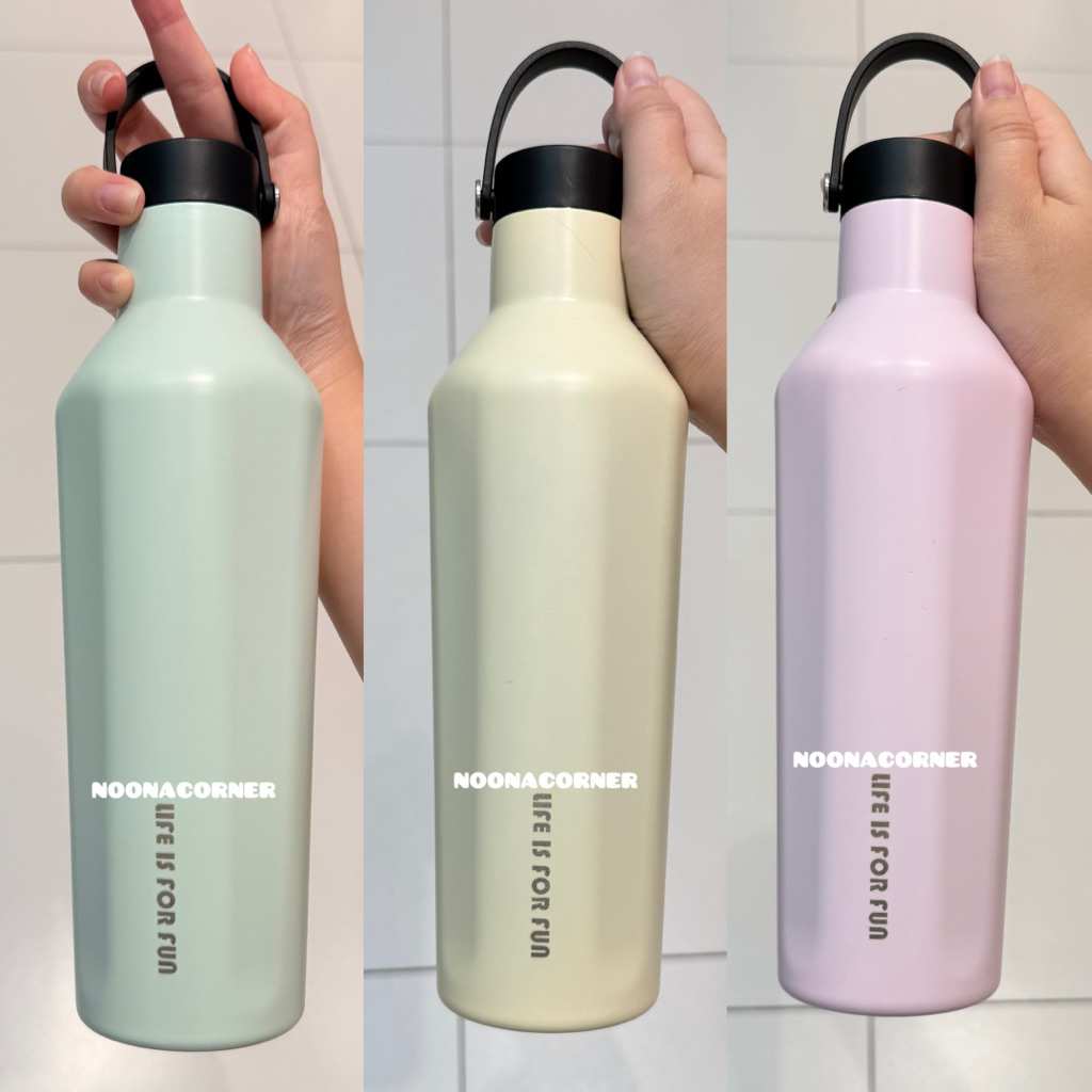 Miniso ‼️ Insulated Bottle / Botol Minum Thermos Stainless Handle Pastel Colour Series (500ml) Tosca