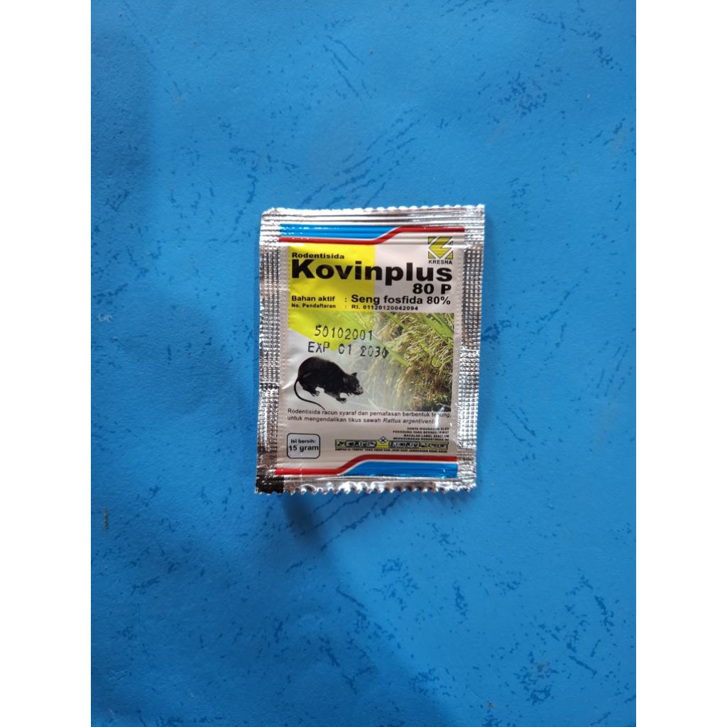 Rodentisida KOVINPLUS 80P. 15 gram