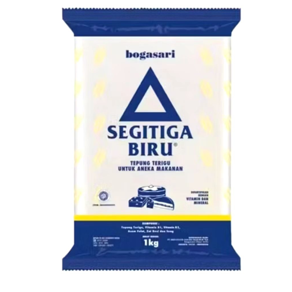 TEPUNG SEGITIGA BIRU 1KG, ROSE BRAND, TEPUNG TAPIOKA, TEPUNG MAIZENA