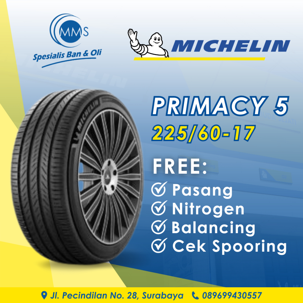 Ban Mobil 225/60 Ring 17 MICHELIN PRIMACY 5