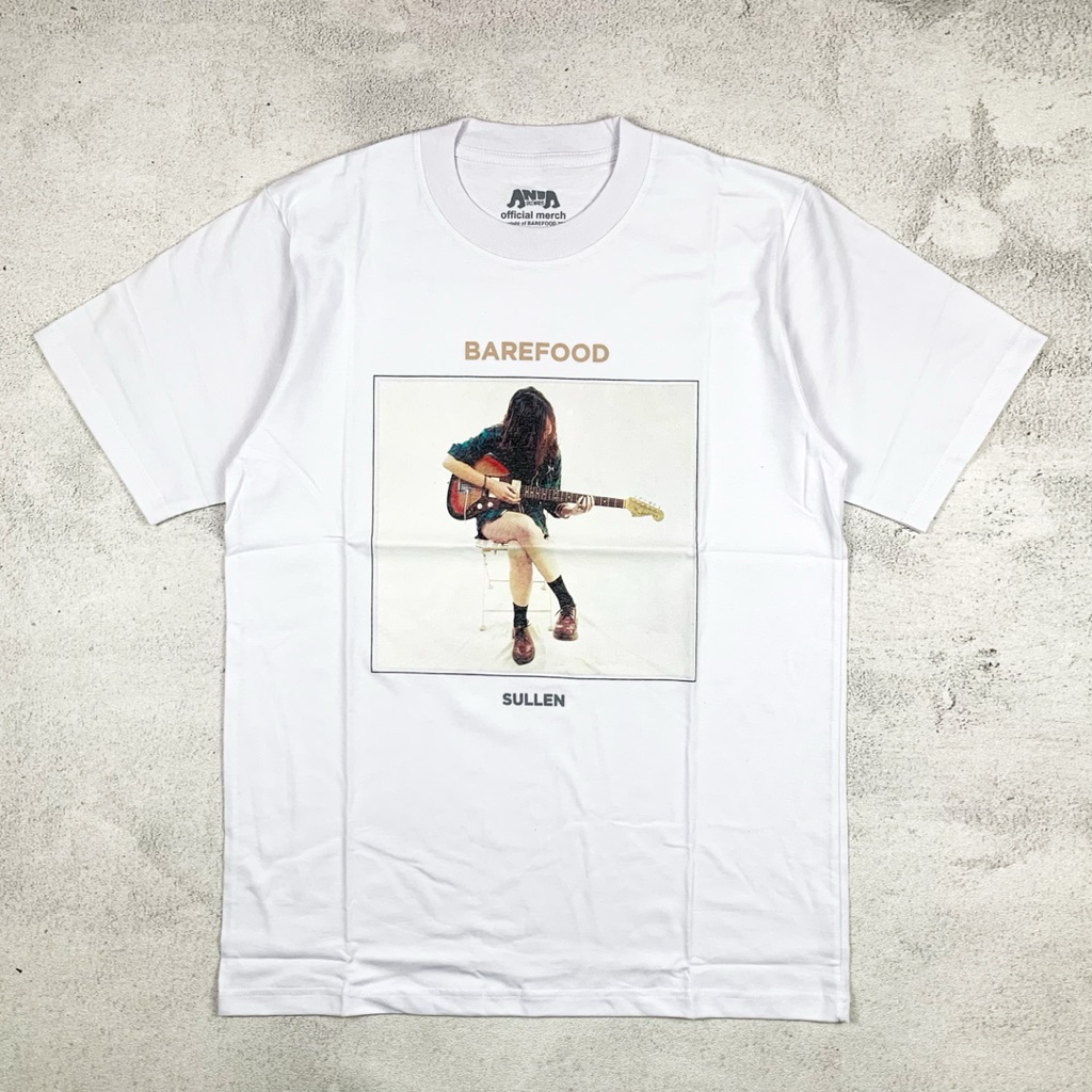 BAREFOOD - SULLEN WHITE | Kaos Band Original Official Merchandise