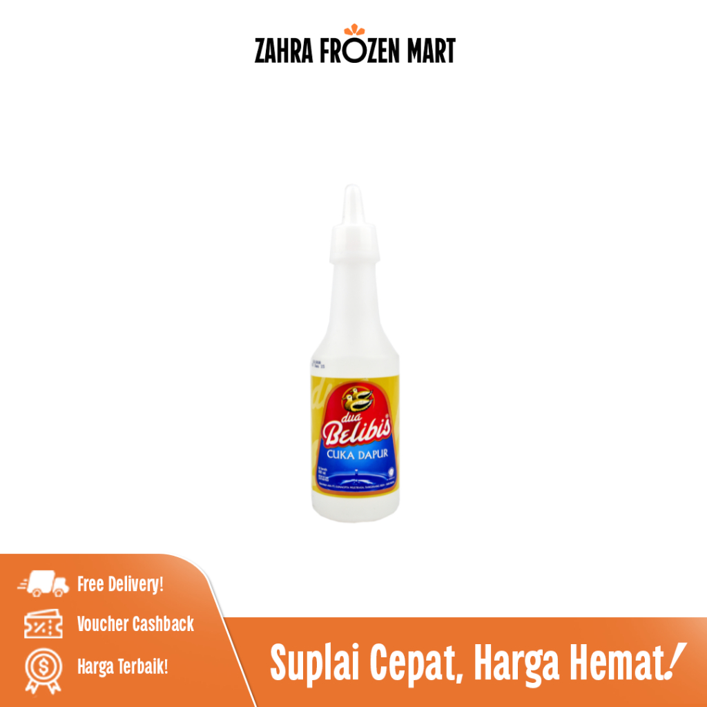 Cuka Dapur 150ml - Zahra Frozen  Mart