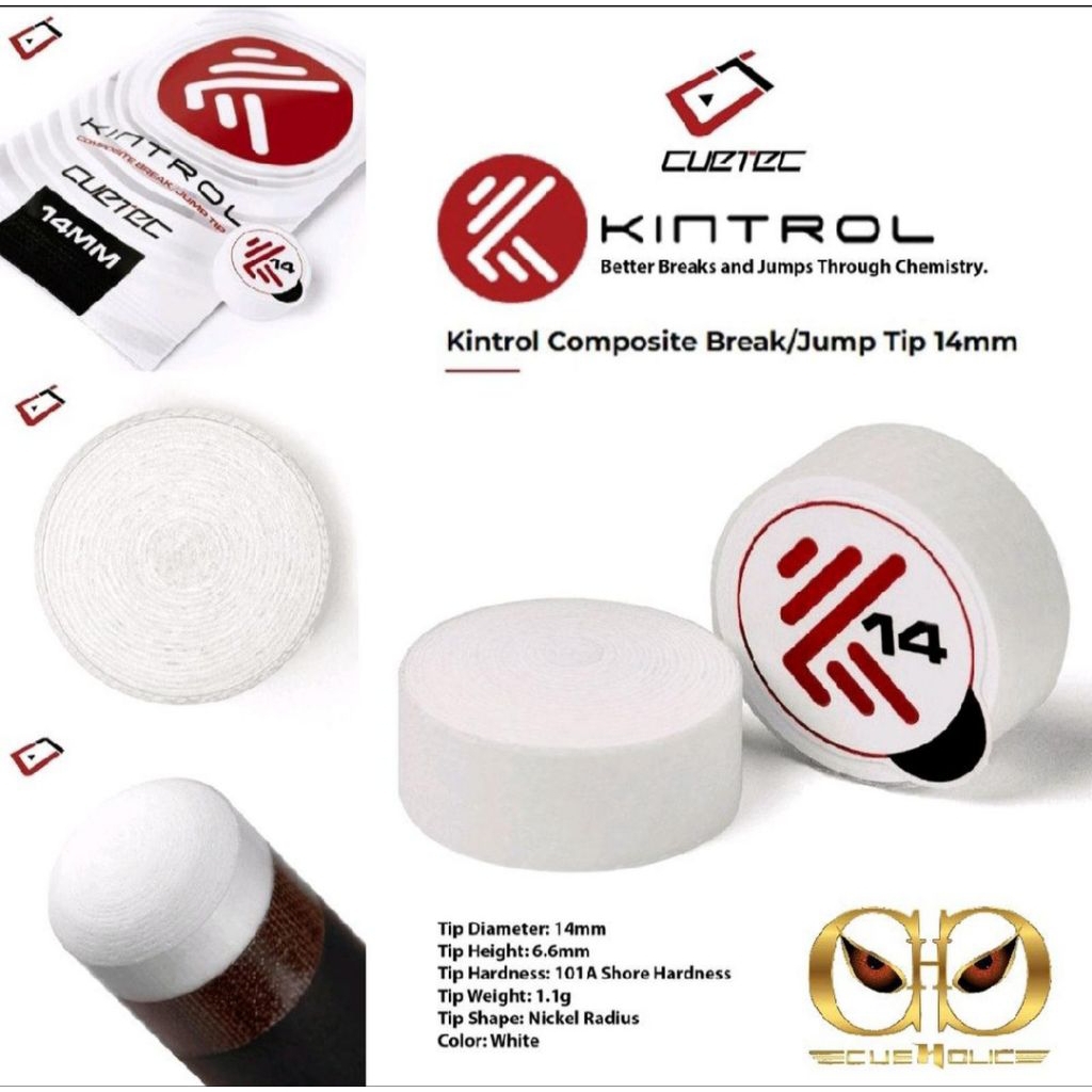 CUETEC KINTROL COMPOSITE BREAK/JUMP TIP