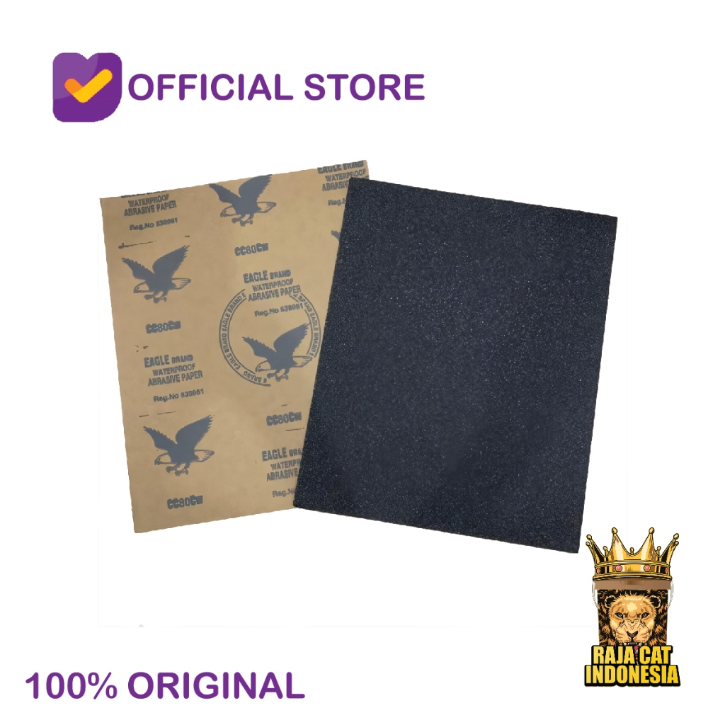 Amplas Kayu Waterproof | Amplas Eagle Lembaran | Amplas duco