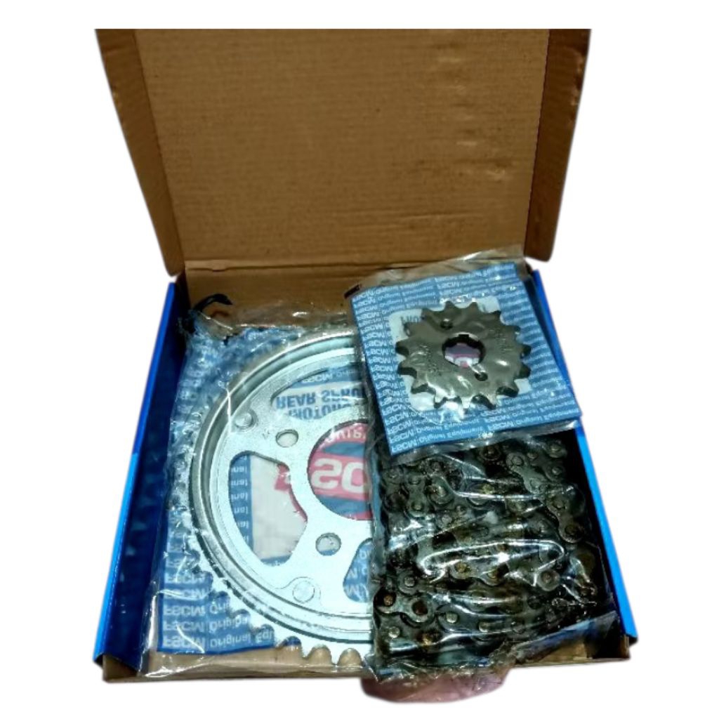 FSCM RANTE RANTAI SET GIR GEAR CHAIN DRIVE HONDA CB 150 R NEW FFG-0D-CBNE-0-20-NFS 428 46T 15T SET K