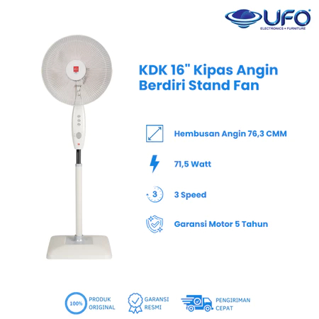 KDK 16" Kipas Angin Berdiri Stand Fan WK40E