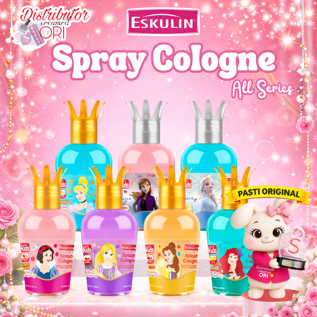 Eskulin Kids Spray Cologne Princess 60ml | Eskulin Kids Princess Splash Cologne 60ml | Distributor C