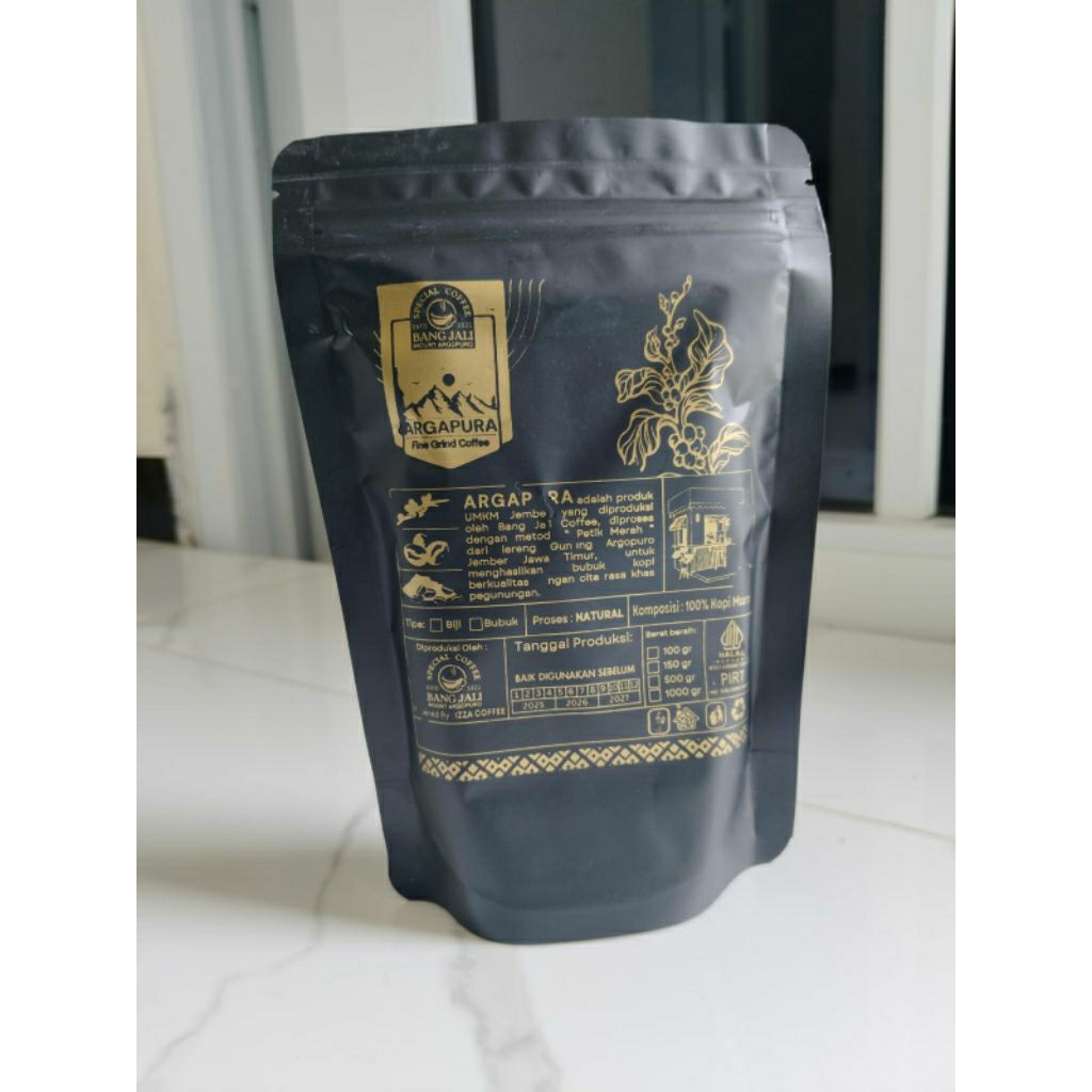 Kopi bubuk Robusta Argapura asli jember 150gram
