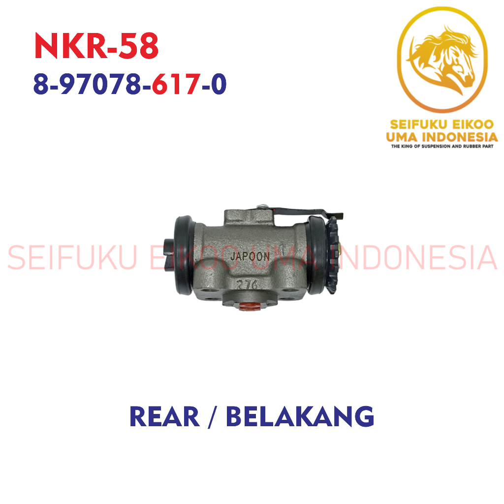WHEEL CYL ASSY / BLOK REM ISUZU NKR-58 - REAR / BELAKANG (1-1/8") "JAPOON" 8-97078-617-0