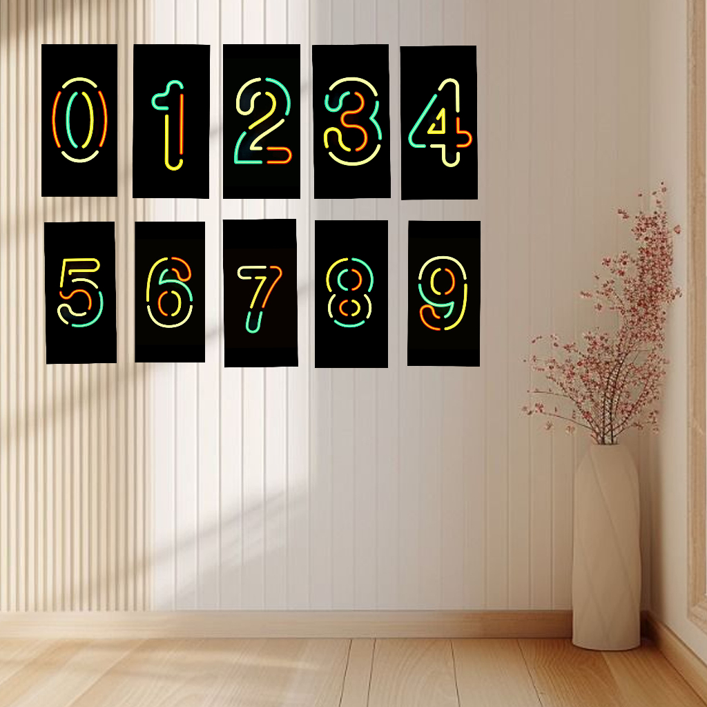 1 HARI KIRIM [COD] NEON POSTER KAYU ANGKA/ TANGGAL LAHIR/ TANGGAL PERNIKAHAN / TANGGAL JADIAN/hiasan