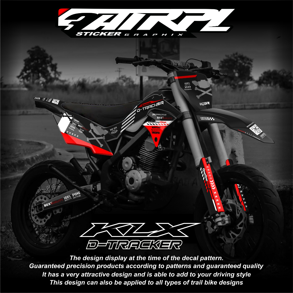 DECAL DTRACKER 150 stiker dekal klx dtracker full body custom decal klx dtracker hologram decal pela
