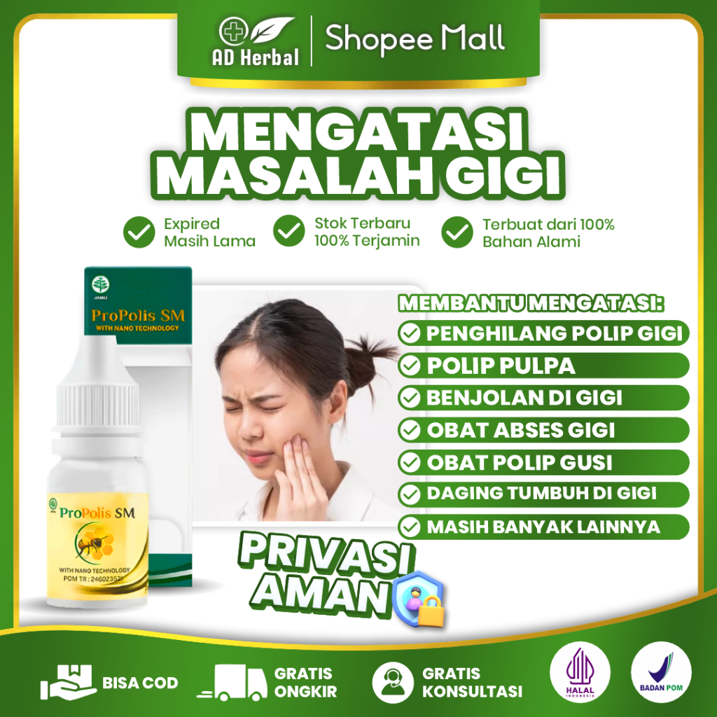 Obat Penghilang Polip Gigi, Obat Polip Pulpa, Obat Benjolan Di Gigi Berlubang, Obat Abses Gigi, Obat