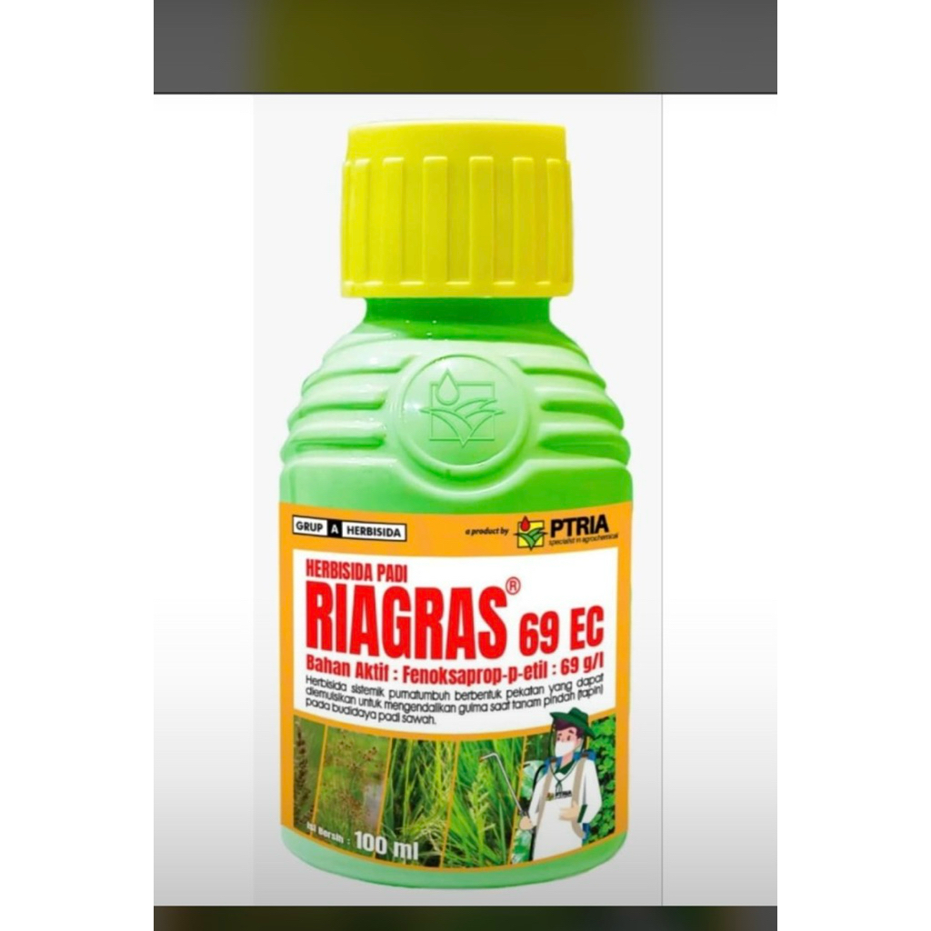 RIAGRAS 69EC herbisida selektif basmi gulma daun sempit pada tanaman padi