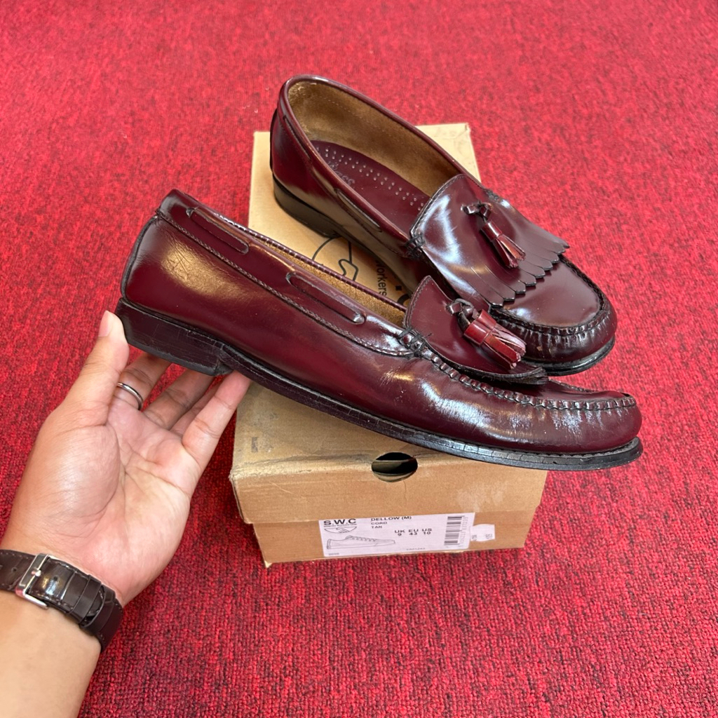 GH Bass Weejuns Layton Kiltie Maroon