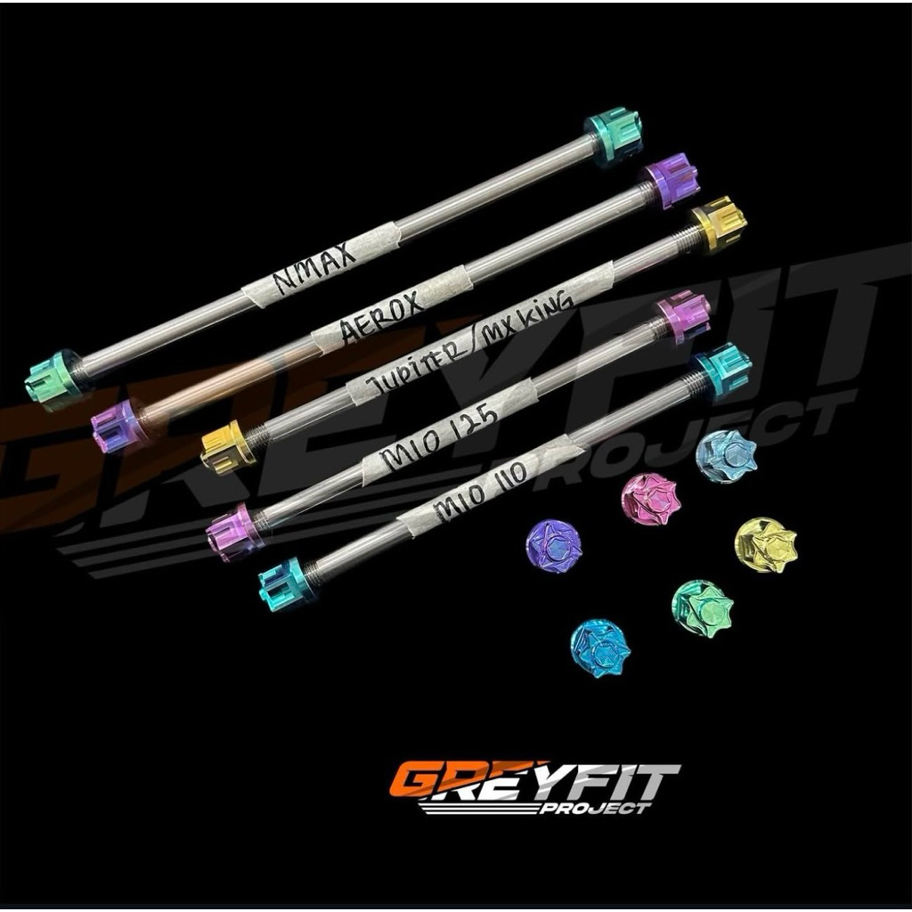 mur as roda titanium depan yamaha nmax aerox mio jupiter