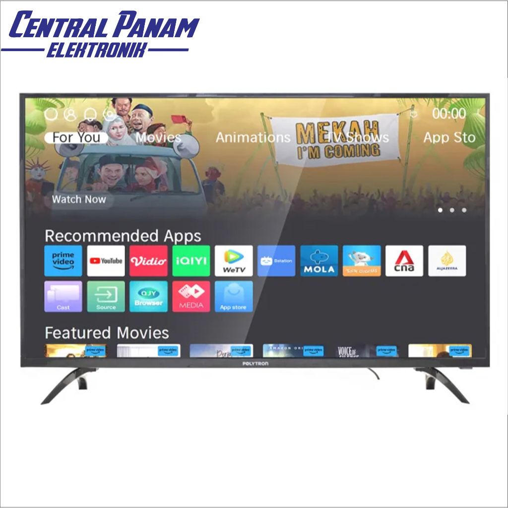 POLYTRON Smart Lite Digital TV 43 Inch PLD 43CV8869 Central Panam Elektronik